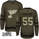Lasten St. Louis Blues Colton Parayko 55 Pelipaita Camo Green Authentic