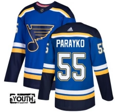 Lasten St. Louis Blues Colton Parayko 55 Pelipaita Sininen Authentic