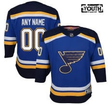 Lasten St. Louis Blues Custom Pelipaita Sininen Premier Koti