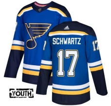Lasten St. Louis Blues Jaden Schwartz 17 Pelipaita Sininen Authentic