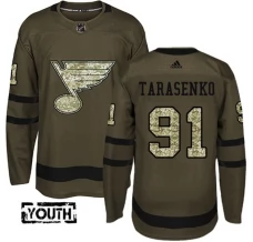 Lasten St. Louis Blues Vladimir Tarasenko 91 Pelipaita Camo Green Authentic