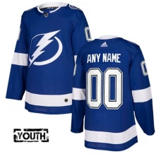 Lasten Tampa Bay Lightning Custom Pelipaita Sininen Authentic