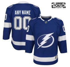 Lasten Tampa Bay Lightning Custom Pelipaita Sininen Premier Koti