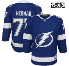 Lasten Tampa Bay Lightning Victor Hedman 77 Pelipaita Sininen Premier Koti