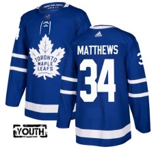Lasten Toronto Maple Leafs Auston Matthews 34 Pelipaita Sininen Authentic