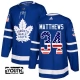 Lasten Toronto Maple Leafs Auston Matthews 34 Pelipaita USA Flag Fashion Sininen Authentic