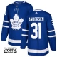 Lasten Toronto Maple Leafs Frederik Andersen 31 Pelipaita Sininen Authentic