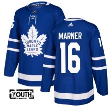 Lasten Toronto Maple Leafs Mitchell Marner 16 Pelipaita Sininen Authentic