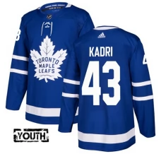Lasten Toronto Maple Leafs Nazem Kadri 43 Pelipaita Sininen Authentic