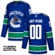Lasten Vancouver Canucks Custom Pelipaita Sininen Authentic