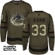 Lasten Vancouver Canucks Henrik Sedin 33 Pelipaita Camo Green Authentic