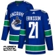 Lasten Vancouver Canucks Loui Eriksson 21 Pelipaita Sininen Authentic