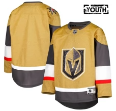 Lasten Vegas Golden Knights Blank Pelipaita 2021-22 Kulta Premier Koti