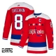 Lasten Washington Capitals Alexander Ovechkin 8 Pelipaita 2018-19 Captain Patch Punainen Authentic