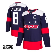 Lasten Washington Capitals Alexander Ovechkin 8 Pelipaita 2018 Stadium Series Navy Authentic
