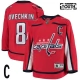 Lasten Washington Capitals Alexander Ovechkin 8 Pelipaita Captain Patch Punainen Premier Koti