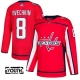 Lasten Washington Capitals Alexander Ovechkin 8 Pelipaita Punainen Authentic