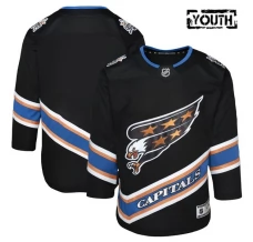 Lasten Washington Capitals Blank Pelipaita 50th Anniversary Musta Premier Vaihtoehtoinen