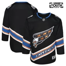 Lasten Washington Capitals Blank Pelipaita 50th Anniversary Musta Premier Vaihtoehtoinen