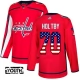 Lasten Washington Capitals Braden Holtby 70 Pelipaita USA Flag Fashion Punainen Authentic