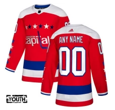 Lasten Washington Capitals Custom Pelipaita 2018-19 Punainen Authentic