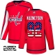 Lasten Washington Capitals Evgeny Kuznetsov 92 Pelipaita USA Flag Fashion Punainen Authentic