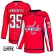 Lasten Washington Capitals Henrik Lundqvist 35 Pelipaita Punainen Authentic