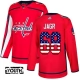 Lasten Washington Capitals Jaromir Jagr 68 Pelipaita USA Flag Fashion Punainen Authentic