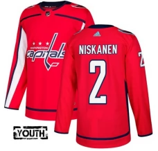 Lasten Washington Capitals Matt Niskanen 2 Pelipaita Punainen Authentic
