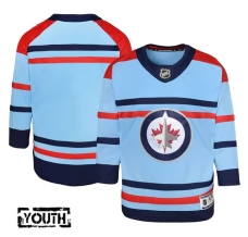 Lasten Winnipeg Jets Blank Pelipaita Anniversary Sininen Premier Vaihtoehtoinen