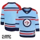 Lasten Winnipeg Jets Blank Pelipaita Anniversary Sininen Premier Vaihtoehtoinen
