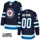 Lasten Winnipeg Jets Custom Pelipaita Navy Authentic