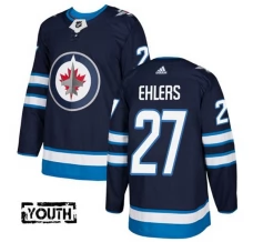 Lasten Winnipeg Jets Nikolaj Ehlers 27 Pelipaita Navy Authentic