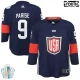 Lasten Yhdysvallat Zach Parise 9 Pelipaita 2016 World Cup of Hockey Navy Authentic