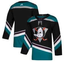 Miesten Anaheim Ducks Blank Pelipaita 2018-19 Musta Teal Authentic
