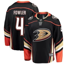 Miesten Anaheim Ducks Cam Fowler 4 Pelipaita Musta Breakaway Koti