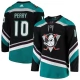 Miesten Anaheim Ducks Corey Perry 10 Pelipaita 2018-19 Musta Teal Authentic
