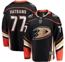 Miesten Anaheim Ducks Frank Vatrano 77 Pelipaita Musta Breakaway Koti
