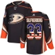 Miesten Anaheim Ducks Jakob Silfverberg 33 Pelipaita USA Flag Fashion Musta Authentic
