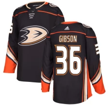 Miesten Anaheim Ducks John Gibson 36 Pelipaita Musta Authentic