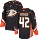 Miesten Anaheim Ducks Josh Manson 42 Pelipaita Musta Authentic