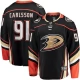 Miesten Anaheim Ducks Leo Carlsson 91 Pelipaita Musta Breakaway Koti