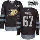 Miesten Anaheim Ducks Rickard Rakell 67 Pelipaita 1917-2017 100th Anniversary Patch Musta Authentic