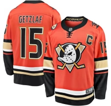 Miesten Anaheim Ducks Ryan Getzlaf 15 Pelipaita 2019-20 Captain Patch Oranssi Authentic