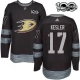 Miesten Anaheim Ducks Ryan Kesler 17 Pelipaita 1917-2017 100th Anniversary Patch Musta Authentic