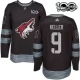 Miesten Arizona Coyotes Clayton Keller 9 Pelipaita 1917-2017 100th Anniversary Patch Musta Authentic
