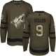 Miesten Arizona Coyotes Clayton Keller 9 Pelipaita Camo Green Authentic