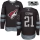 Miesten Arizona Coyotes Derek Stepan 21 Pelipaita 1917-2017 100th Anniversary Patch Musta Authentic