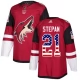 Miesten Arizona Coyotes Derek Stepan 21 Pelipaita USA Flag Fashion Punainen Authentic