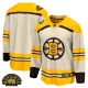 Miesten Boston Bruins Blank Pelipaita 100th Anniversary Patch Cream Premier Breakaway Vaihtoehtoinen